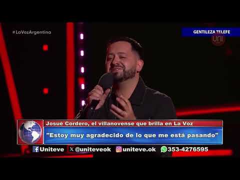Josué Cordero, el villanovense que brilla en La Voz