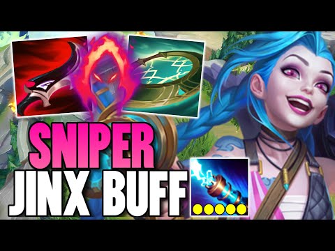 SNIPER JINX IS BEYOND BROKEN WITH THIS BUFF! (HER W IS CRACKED)