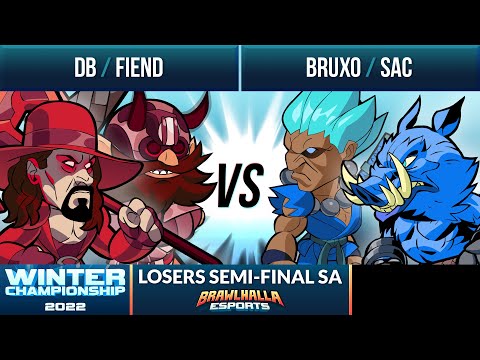 DB & Fiend vs Bruxo & SAC - Losers Semi-Final - Winter Championship 2022 - SA 2v2