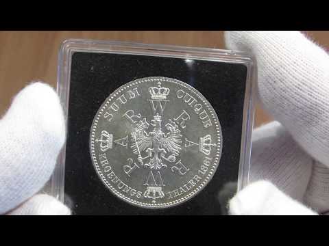 1 Taler 1861 - Preußen - Wilhelm I.- Krönungstaler