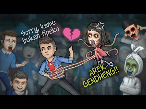 Ketika Cinta Kuyang Ditolak #HORORKOMEDI | Kartun Lucu, Kartun Hantu, Animasi Horor Palasik