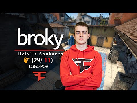 CSGO Pov - FaZe Clan broky (29-11) vs mousesports (de_inferno) - ESL Pro League Season 13