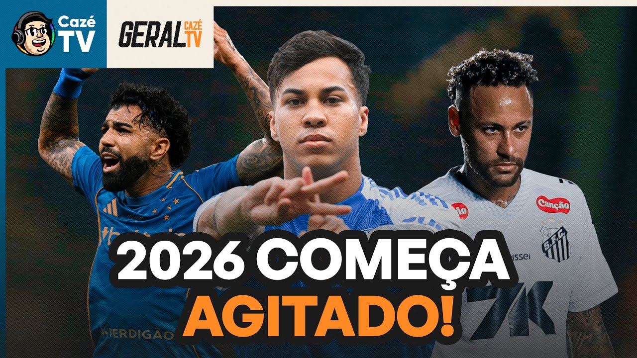 NEYMAR E GABIGOL JUNTOS NO SANTOS, NOVELA KAIO JORGE E MAIS DO MERCADO DA BOLA | GERAL CAZÉTV