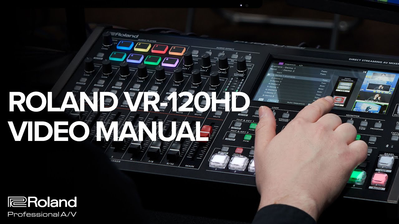 Roland Vision mixer VR-120HD