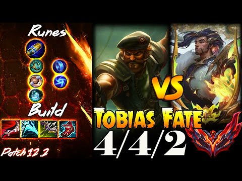 Tobias Fate   Grandmasters S12  Mid  Gangplank vs Yasuo