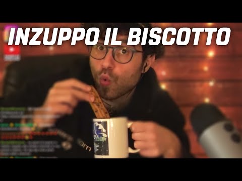 INZUPPO IL BISCOTTO SENZA CENSURA - EATING ASMR CON LATTE E BISCOTTI per GIULIO