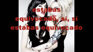 The Veronicas - Wrong (en español)
