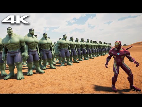 Iron Man vs 1000 Every Unit — Ultimate Epic Battle Simulator 2 — UEBS 2