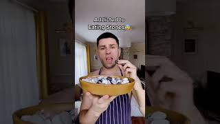 Eating Real Stones | ADDICTION #shorts