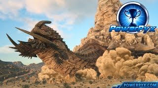 Final Fantasy XV - Adamantoise Boss Fight & Location (Tortoise Toppler Trophy / Achievement Guide)