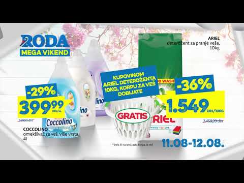 Roda I Mega vikend 11.08 - 12.08.2018.