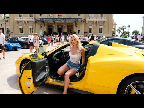MONACO BEST OF 2025 LUXURY SUPERCARS AND SEXY LADIES OF APRIL-MAY #monaco #supercars #trending #fyp
