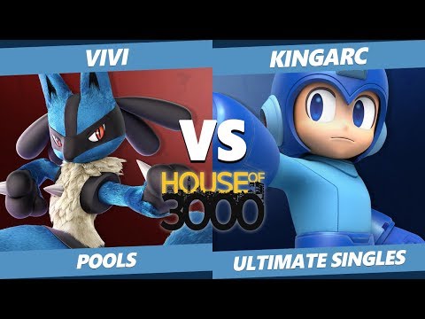 Smash Ultimate Tournament - Vivi (Lucario) Vs. KingArc (Mega Man) SSBU Xeno 174 Pools