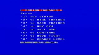 ZX Spectrum Vega Games - Boxing Manager