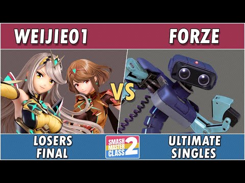 Smash Masterclass 2 - Weijie01 (Pyra/Mythra) vs Forze (R.O.B.) - Losers Final