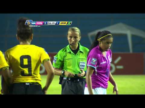 Yellow card JAM - No.16 Dominique Bond-Flasza #CU20W @FenafuthOrg @ItsTheJFF
