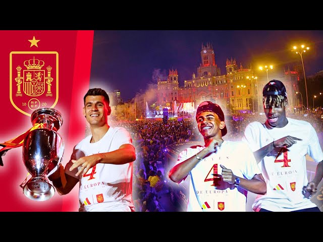Vídeo relacionado con Bufanda de punto HD de alta definición de fútbol España (campeones de la Eurocopa 2024)