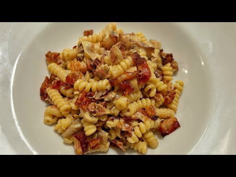 PASTA GODURIOSA - preparala e stupisci tutti! [ funghi pancetta cremosa]