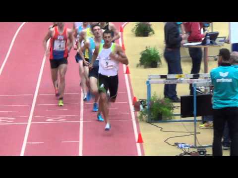 Gugl Indoor 2014 - 1500m Männer A-Lauf