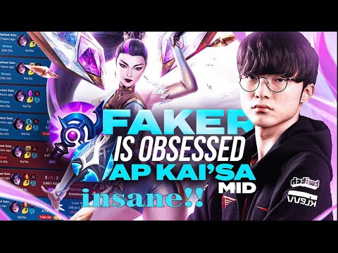 ▶Faker Kaisa Mid Proview⚡How to play kaisa Vs Cassiopeia Mid Lane⚡T1 Faker Proview