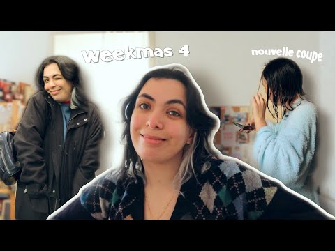 weekmas 🤶🏼 vlog quatrième semaine de décembre (fin des cours, noël, décolo + coloration cheveux)