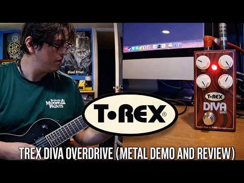 T-REX DIVA DRIVE Guitar pedal ( Metal Demo and Review )