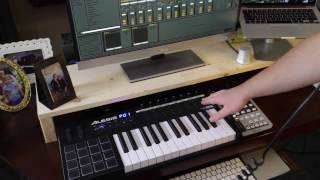 Video thumbnail for REVIEW of Alesis VI25 + Ableton Live by Y A R R E D