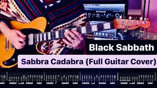 Black Sabbath - Sabbra Cadabra ⎪Full Guitar Cover⎪TAB