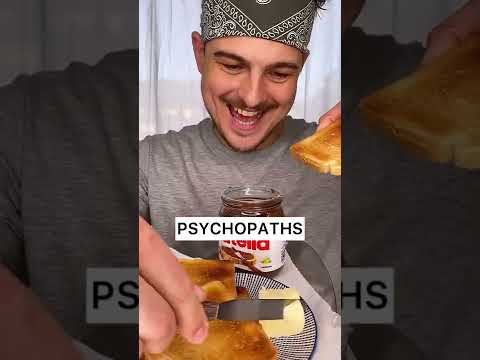 WITH or WITHOUT BUTTER🧈🍞🌰😁♥️|Normal vs Psycho-toast with nutella| CHEFKOUDY