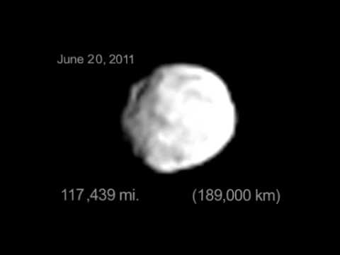 Vesta from Dawn on June 17 and 20, 2011