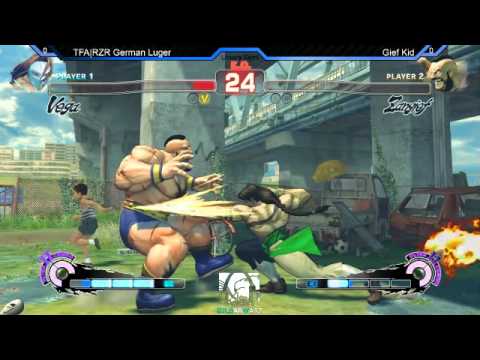 TFA|RZR German Luger (Vega) vs GiefKid (Zangief)