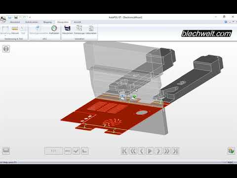 Offline Programmierung Simulation Biegen 2020 | Neue AutoPOL Version 03.30.0001 | Blechwelt.com