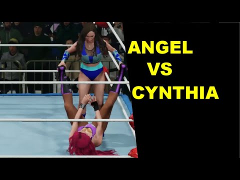 WWE 2K20 Angel vs Cynthia - Extreme Rules