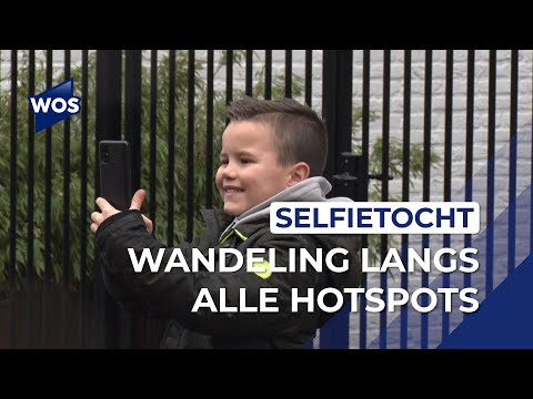 Basisschoolleerlingen maken selfietocht door 's-Gravenzande