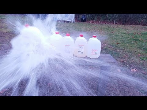 Speer 55 grain TNT bullets captured in water jugs.