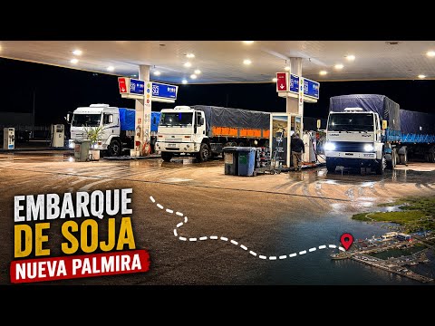 Un finde semana para descargar en Nueva Palmira / embarque de soja 