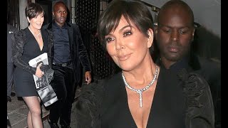 Kris Jenner parades her legs in a low-cut dress and fishnets  - 247 News