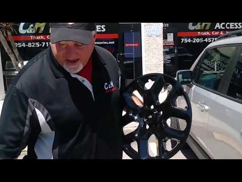 DIY - Black Wheel Skins on Jeep Renegade Install by C&H Auto Accessories