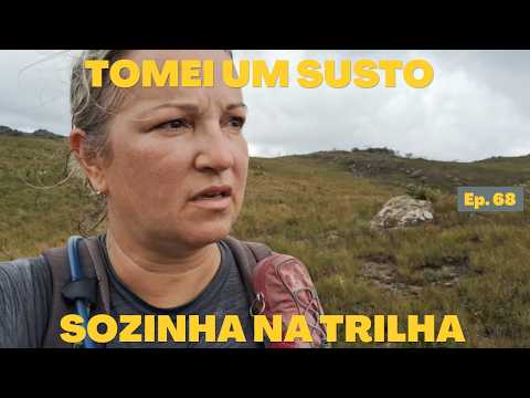 Sozinha no Pico do Itacolomi  Cobra na trilha e acampamento isolado