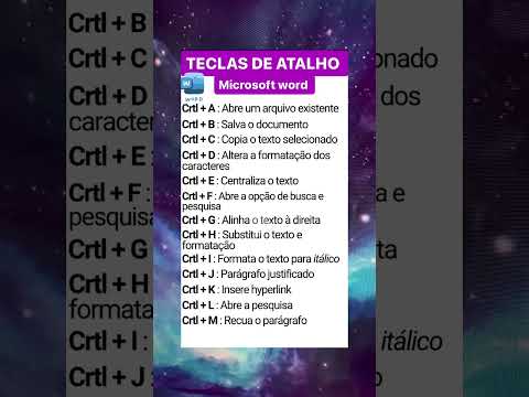 Teclas de atalho do word para ajudar a galera ! #dicaspc #informáticabásica