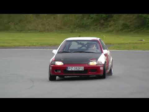 Bartosz Dzięcielski, Honda Civic - IV SuperOES Tor Poznań - 07.10.2017