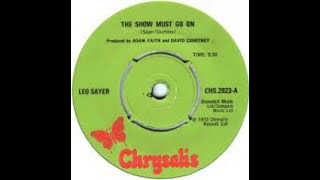 Leo Sayer The Show Must Go On Lyrics