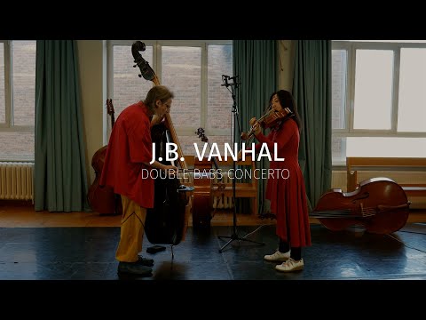 Vanhal Concerto for Viennese Bass. Original version, gut strings. オリジナルバーション、ガット弦によるヴァンハルのコントラバス協奏曲