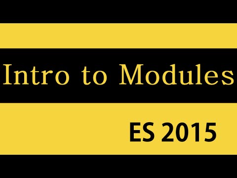 ES6 and Typescript Tutorial - 24 - Introduction to Modules