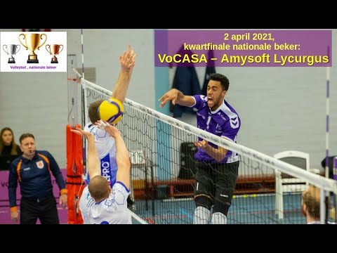 2021-04-02 Beker kwartfinale, VoCASA - Amysoft Lycurgus (samenvatting, 18 minuten)