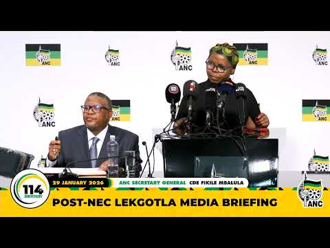[WATCH LIVE ] ANC SG, Cde Fikile Mbalula delivers outcomes of the #ANCNECLekgotla