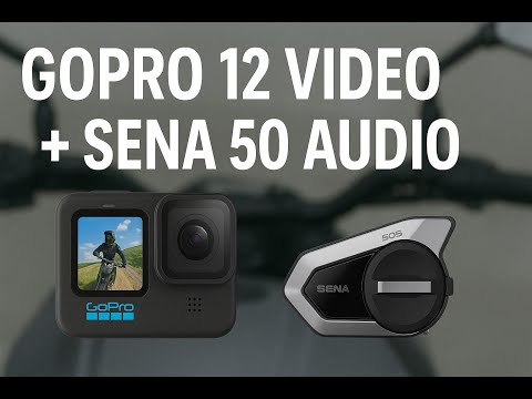 Sena 50S/R/C Audio mit Gopro Hero 12 aufnehmen