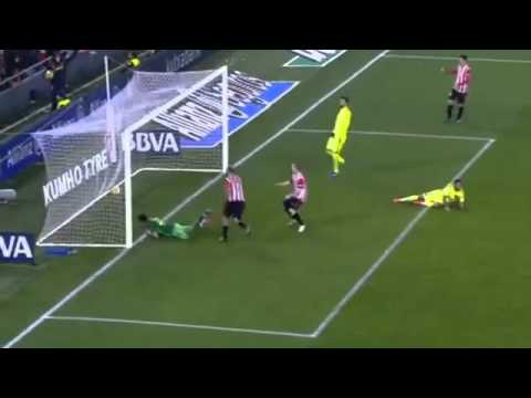 Mikel Rico Goal Athletic Bilbao vs Barcelna