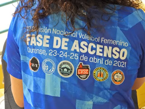 Voleibol: Club Nautico Sabadell y el Equipo de Ourense Aceites Abril.