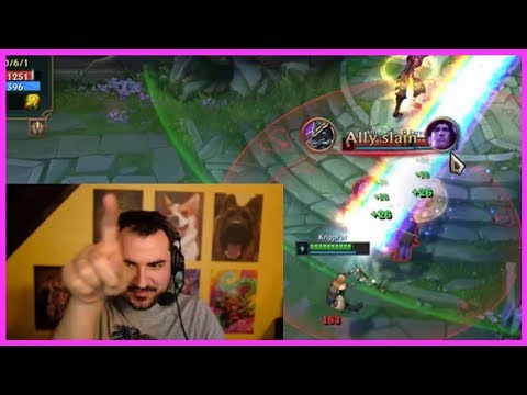 Kripparrian Tries League And Gets Outplayed By a Bot - Best of LoL Streams #553